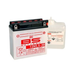 Batterie Aprilia Etx 125 (kick) Conventionnelle Avec Pack Acide - 12n5.5-3b