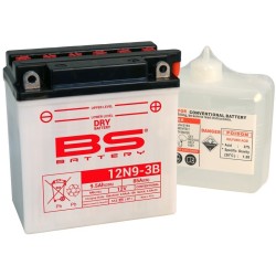 Batterie Honda Rebel 250 (mc13) Conventionnelle Avec Pack Acide - 12n9-3b