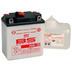 Batterie Honda Cg 125 (cg125) Conventionnelle Avec Pack Acide - 6n6-3b