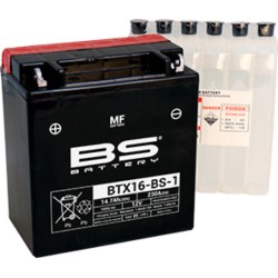 Batterie Suzuki Vs 1400 Intruder Glp Sans Entretien Livrée Avec Pack Acide - Btx16-Bs-1