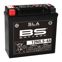 Batterie Yamaha Mt-125 (re11) Sans Entretien Activé Usine - 12n5.5-4a/4b