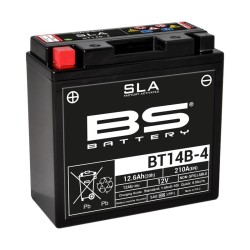 Batterie Hyosung Gv 650 Aquila Sans Entretien Activé Usine - Bt14b-4